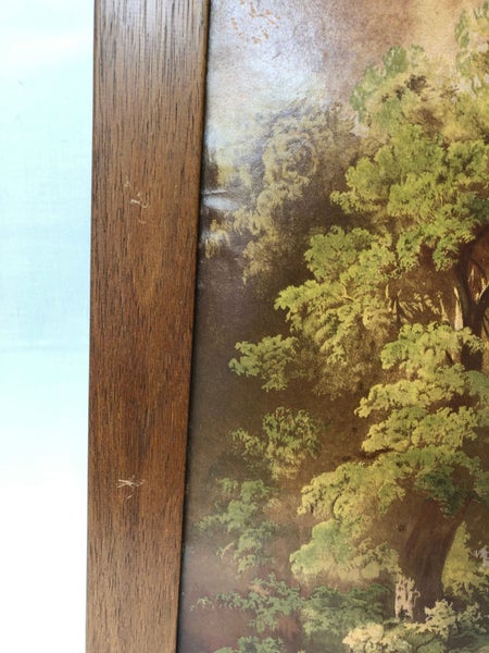 2 x Matching Mahogany Picture Frames (20404)62957611742721114