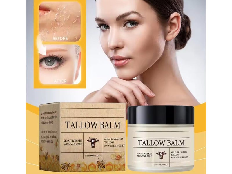 Whipped Beef Tallow & Raw Honey Moisturiser (60g) Carousel 6