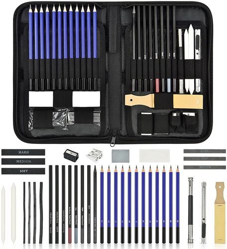 Drawing Sketch Set Pencil Eraser Charcoal Art Craft Sketching Kit64305587546883110