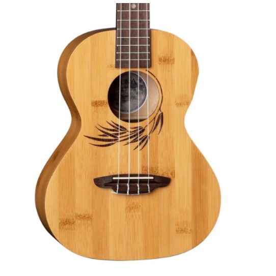 *New* Luna Bamboo Concert Ukulele with Gig Padded Bag Carousel 1