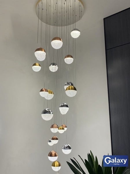 Color Change LED Drop Light D322-650cm-16L Carousel 1