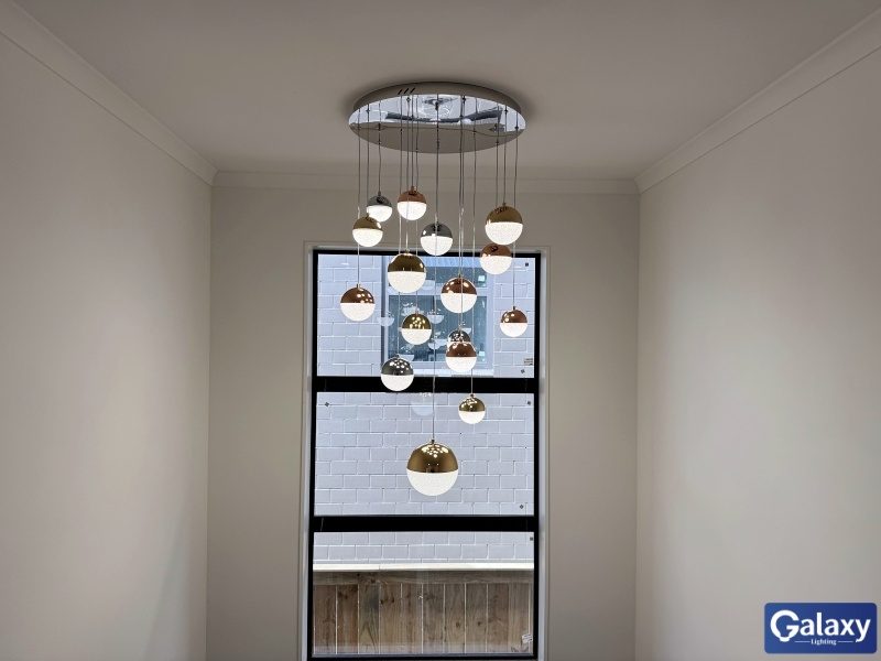 Color Change LED Drop Light D322-650cm-16L Carousel 2