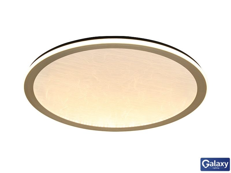 30cm OR 50cm ,Brush Gold Three Color Change LED Ceiling Light, Two Size Carousel 1