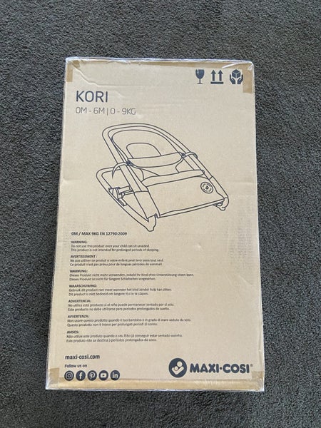 Maxi Cosi Kori Baby Bouncer - Essential Graphite Carousel 2
