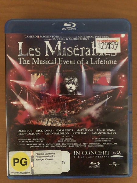 Les Miserables blu ray concert Carousel 1