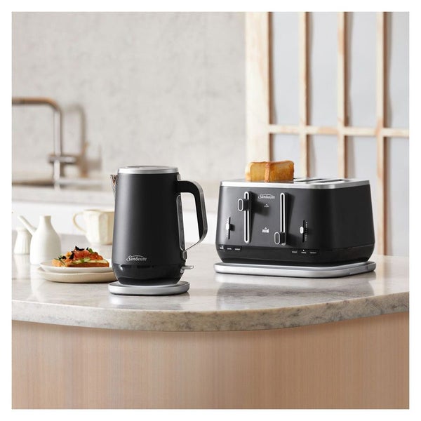 Sunbeam Kyoto 1.7L Kettle and 4 Slice Toaster - Black Carousel 2