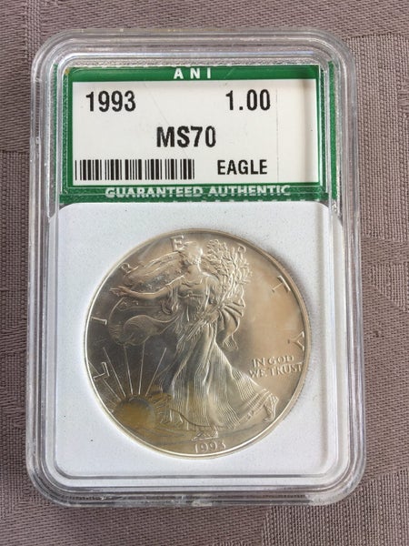 1993 ANI MS70 Silver Eagle Carousel 1