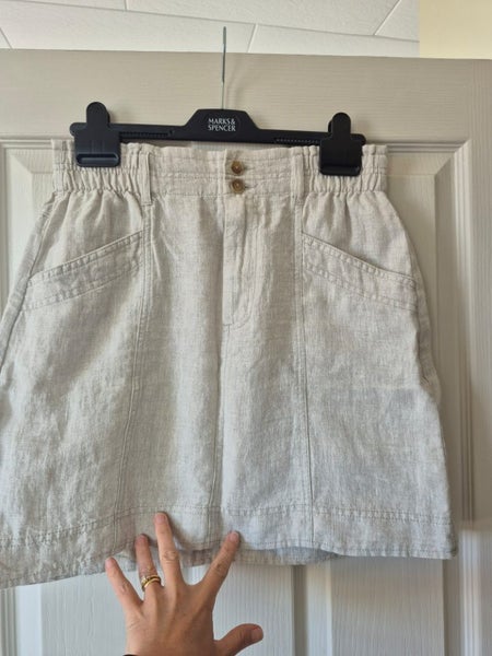 Just Jeans Linen Skirt size 10 Carousel 1