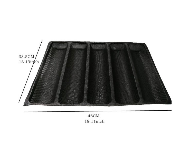 Silicone Perforated Baking Forms Sandwich Mold French Baguette Bread Pan Fo Carousel 2
