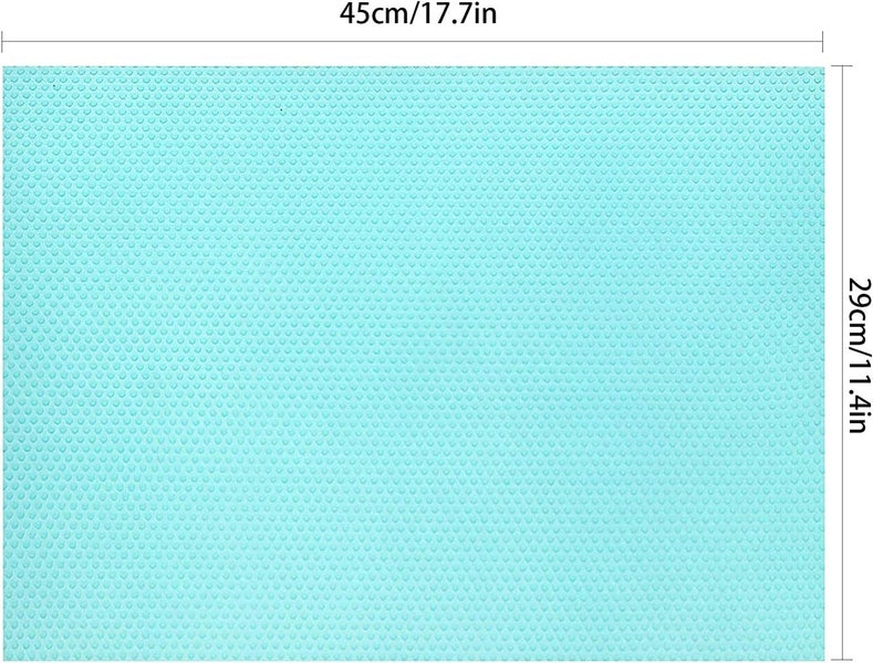 9 Pack Refrigerator Liners Refrigerator Mats Refrigerator Pads, Shelf Mats Carousel 2