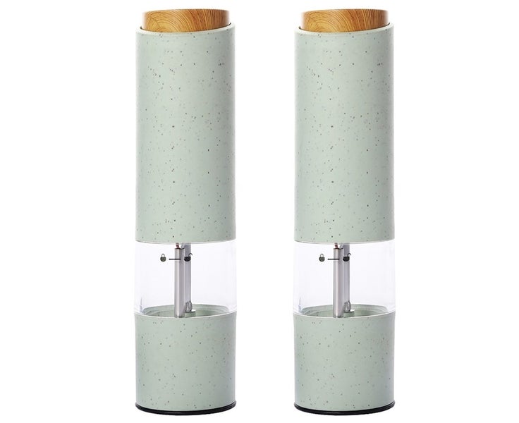 2PCS Electric Salt and Pepper Grinder Set Battery Operated Salt And Pepper M Carousel 1