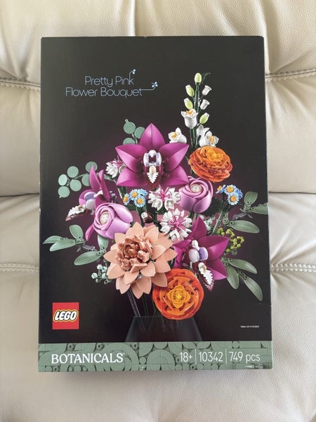 $1 Reserve LEGO 10342 - Pretty Pink Flower Bouquet ~NEW Botanical Collection Carousel 1