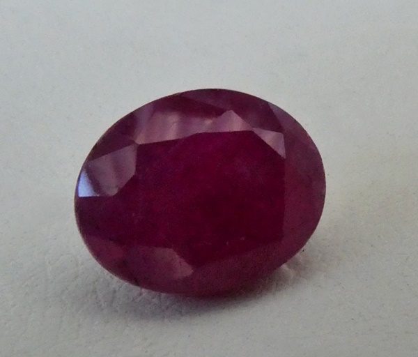 5.08CT UNHEATED SPLENDID HUGE OVAL CUT 100% NATURAL RED RUBY Carousel 1