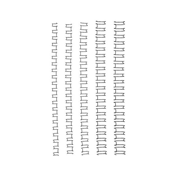 Gbc Binding Wire 21 Loop 8Mm Black Pk100 BE21W8BK100 Carousel 1