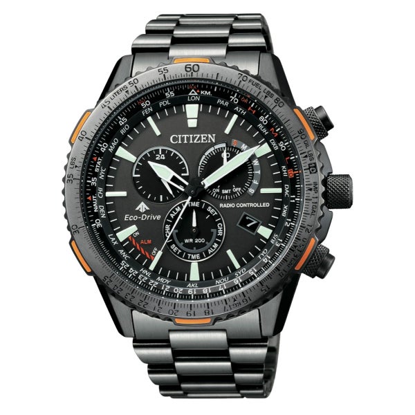 Citizen Promaster Sky Chronograph CB5007-51H CB5007Black Dial Pilot Eco-Drive... Carousel 1