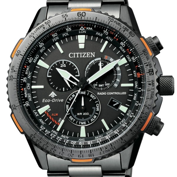 Citizen Promaster Sky Chronograph CB5007-51H CB5007Black Dial Pilot Eco-Drive... Carousel 2