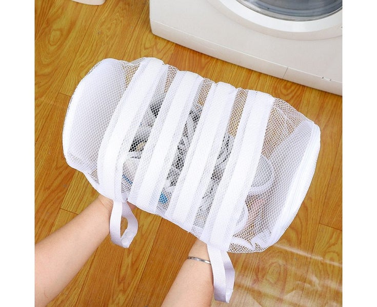 Mesh laundry bag, washing machine shoe bag, travel storage bag, portable an Carousel 1