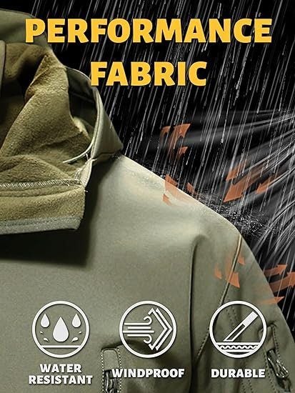 Military Tactical Soft Shell Jacket Coat Cargo Pants Suit Size M-3XL Carousel 2