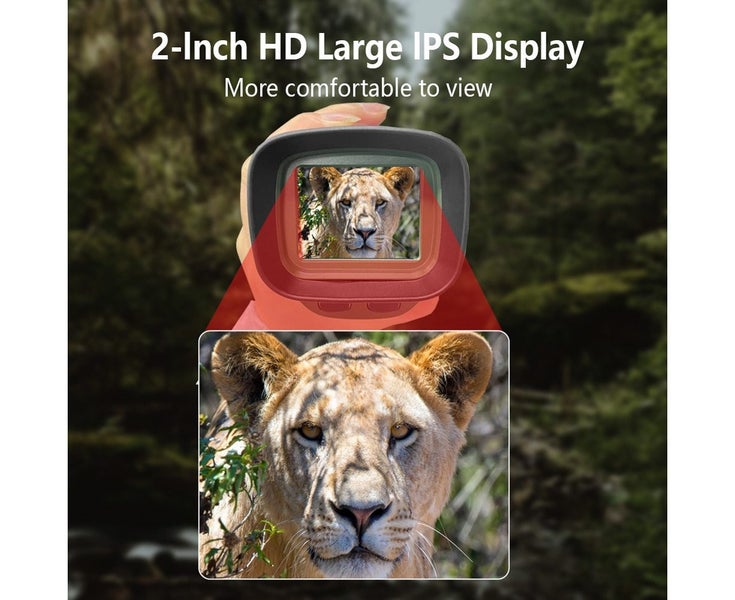 Digital Night-Vision Monocular 40MP 2.5K Infrared Telescope 984ft Night-Vis Carousel 6