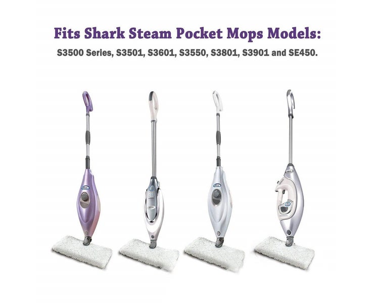2PCS Replacement Steam Mop Steam Cleaner Pads Compatible with Shark S 3500 Carousel 2