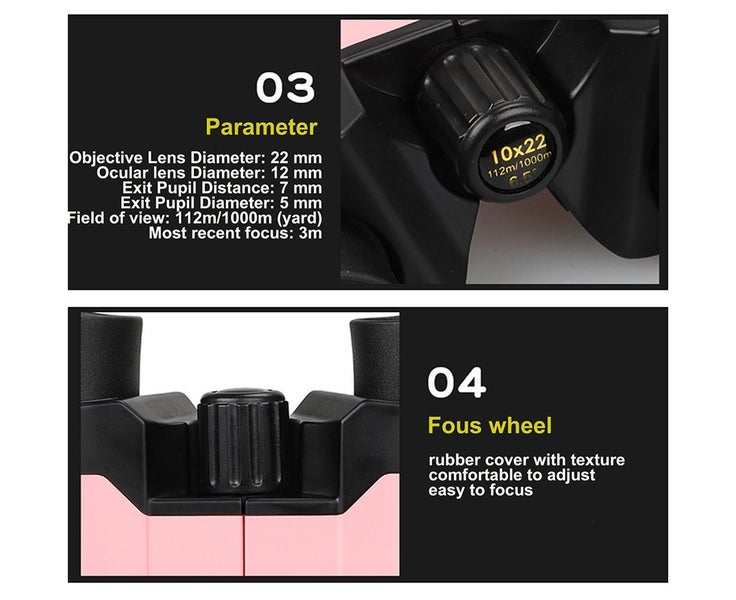 Children's Outdoor Binoculars, Beginner Binoculars ,Mini Portable,Binocular Carousel 6