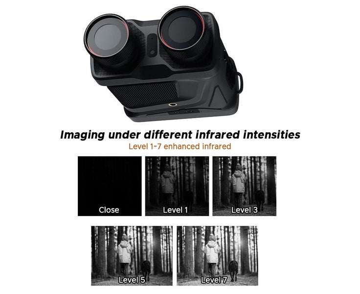 Digital Night Vision Binoculars All Black Full Color 4K All Black 800 Meter Carousel 2