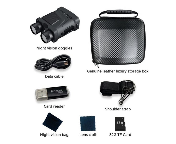 Digital Night Vision Binoculars All Black Full Color 4K All Black 800 Meter Carousel 6