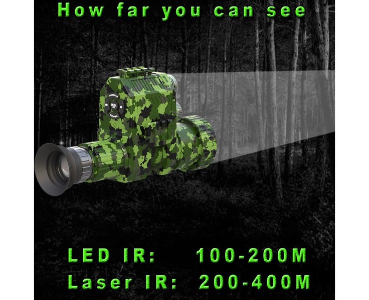 Megaorei NK007 Plus 1080P HD 4X Digital Zoom infrared night vision Telescop Carousel 6