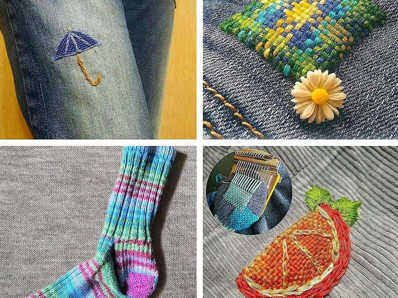 21 Hooks Small Loom Speedweve Type Weave Tool Darning Machine Tool Darning Loom Carousel 4