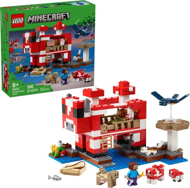 LEGO Minecraft 21270 The Mooshroom House Carousel 1