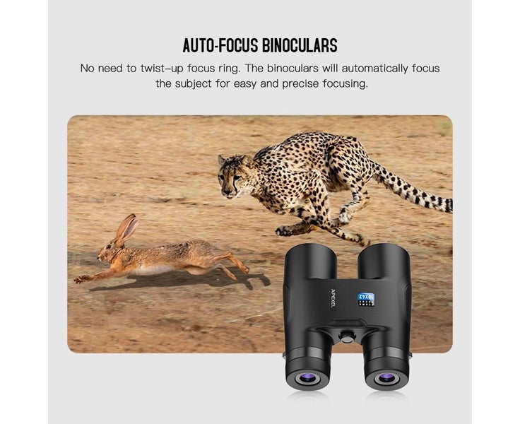 10x42 Digital Binoculars Kids Auto Focus Binoculars Waterproof Folding Tel Carousel 2
