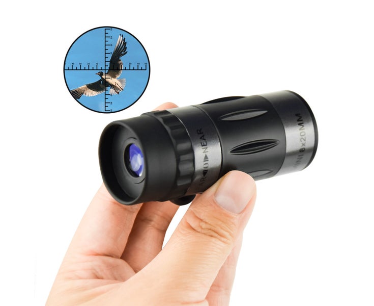 8x20 Mini Monocular Pocket Prime Monocular Handheld Telescope with Carrying Carousel 1
