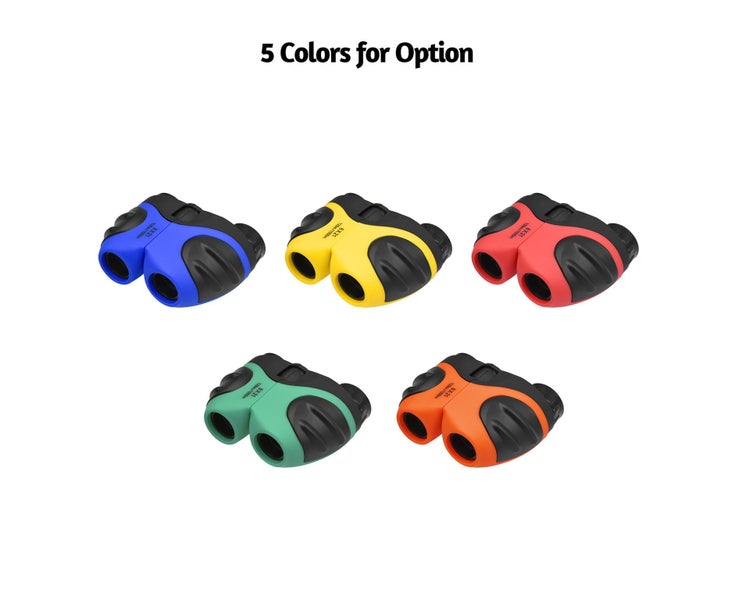 8X21 Kids Binoculars Telescope Compact Shock-proof Binocular for Kids with Carousel 6
