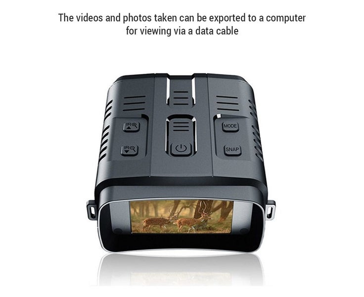 4K Night Vision Telescope Infrared 10X Digital Zoom 3 Inch Screen WiFi Bino Carousel 6