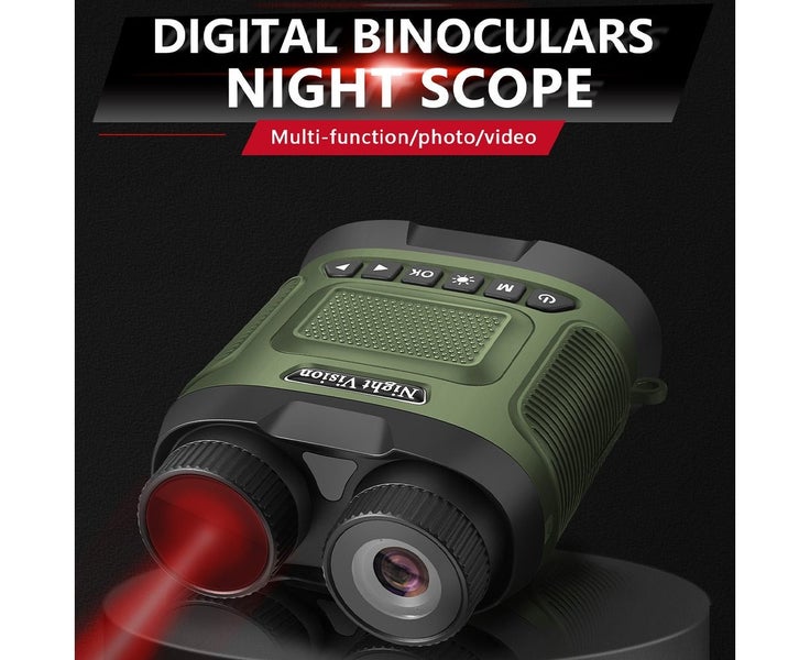 Infrared Night Vision Binocular Telescope 2.5K UHD 40MP Night Vision 8X Zoo Carousel 6