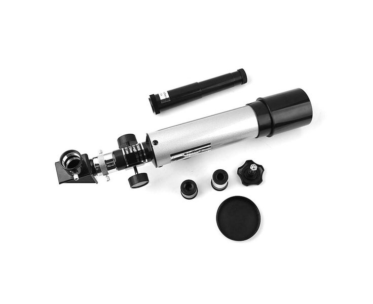 High Definition Refractive Astronomical Telescope Tripod 50mm Aperture 360m Carousel 2