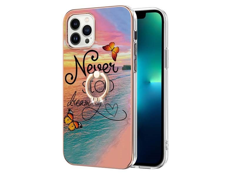 Finger Ring Kickstand Case Cover for iPhone 14 Pro Carousel 4