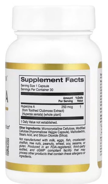 HUPERZINE A 250 mcg 30 VCAPS - SUPPORT LEARNING & MEMORY - E1225 Carousel 2