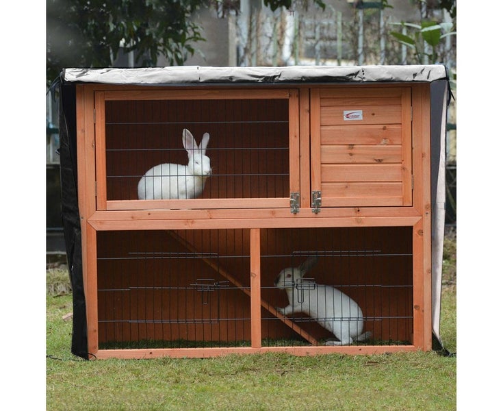 122X50X105cm rabbit hutch protective cover rabbit cage cover rain protectio Carousel 2