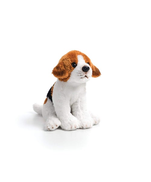 DEMDACO Sitting Obedient Beagle Children's Plush Beanbag Stuffed Animal Toy , 5. Carousel 1