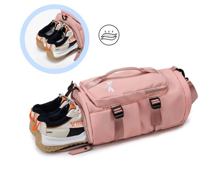 Women Gym Sports Bag Shoulder Bag Hand Luggage Duffel Large Capacity Travel Bags Carousel 7