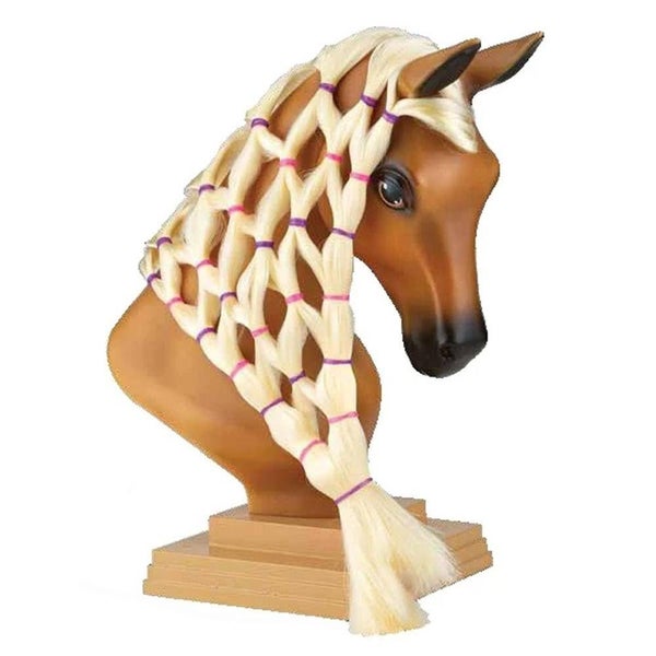Breyer 7402 Mane Beauty Toy Horse Styling Head, Blonde Extra Long Mane with Styl Carousel 1