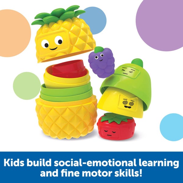 Learning Resources Big Feelings Nesting Fruit Friends, Social Emotional Toys for Carousel 2