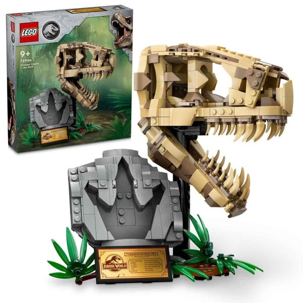 LEGO 76964 Jurassic World T.-rex-Kopf, Fu?abdruck Carousel 1