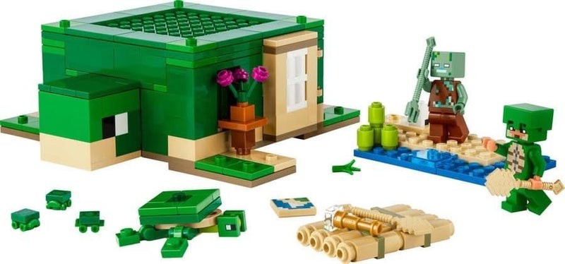 LEGO 21254 Minecraft Das , Schildkr?enkrieger Ertrunkener Carousel 3
