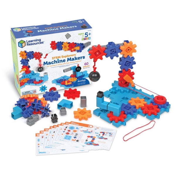 Learning Resources STEM Explorers Machine Makers, 50 Pieces, Ages 5+, STEM Toys, Carousel 1