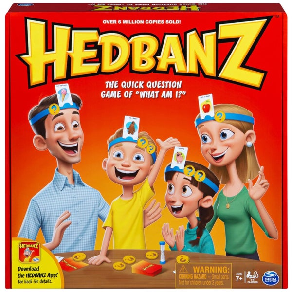 Hedbanz, Quick Question Picture Guessing Family Game for Game Night Headbands Bo Carousel 2