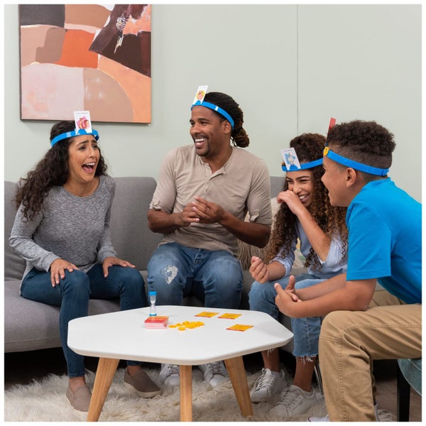 Hedbanz, Quick Question Picture Guessing Family Game for Game Night Headbands Bo Carousel 3