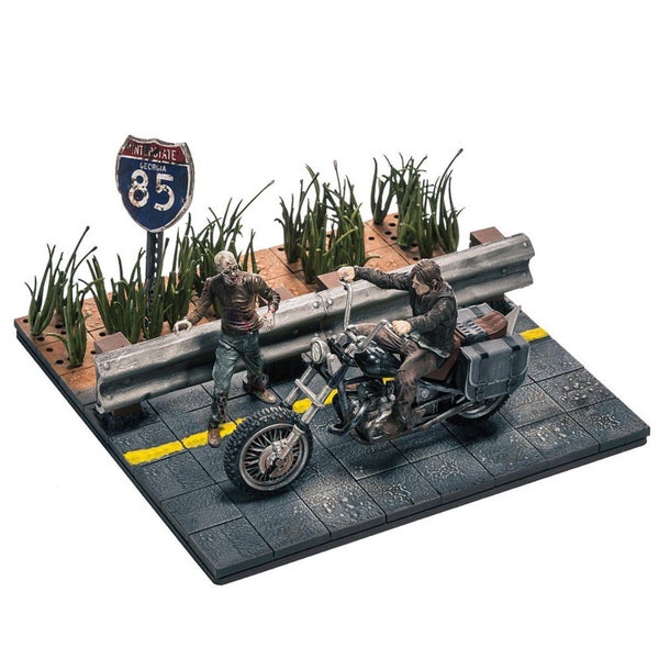 McFarlane Toys Building Sets -The Walking Dead TV Daryl Dixon with Chopper Build Carousel 1