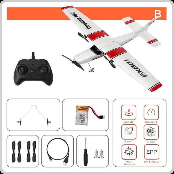 HYRC FX801 RTF Epp Foam UAV 150M Remote Control Glider Plane Kit Carousel 1